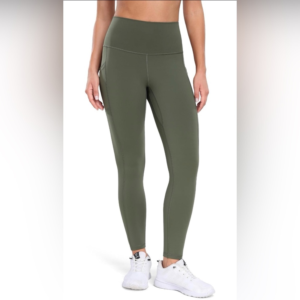 Colorfulkoala Women's High Waisted Yoga Pants 7/8 Length Leggings Pockets Medium - Picture 6 of 11
